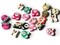 20 Mixed Animal Head Beads Assorted Polymer Clay Beads Cute Zoo Beads